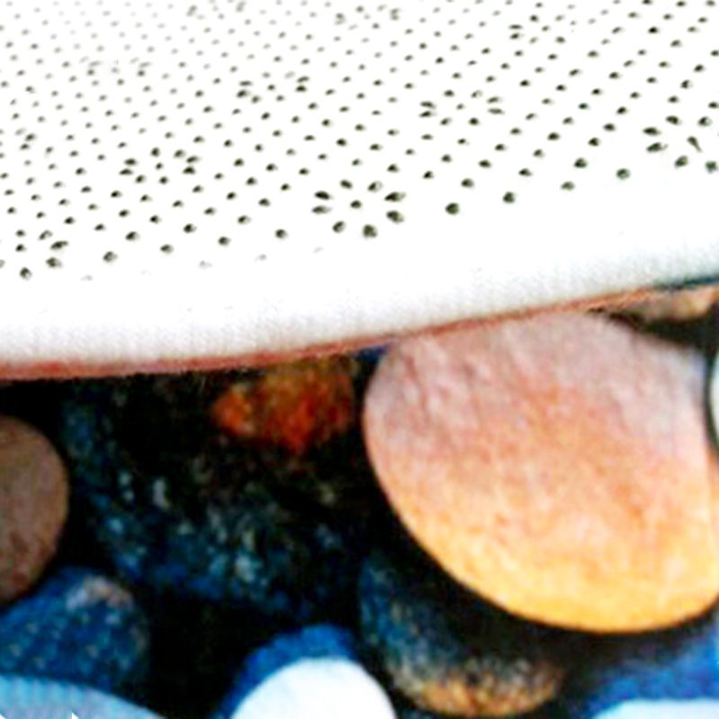 Blue Modern Carpet Polyester Santa Claus Carpet Washable Carpet for Living Room