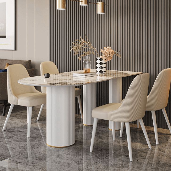 Free Form Stone Dining Table Modern Dining Table for Dining Room