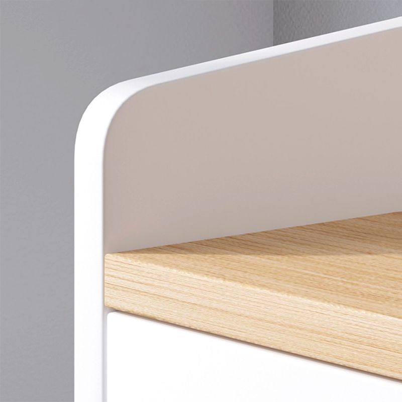 Modern Wood Accent Cabinet with Drawer Rectangle Side Cabinet