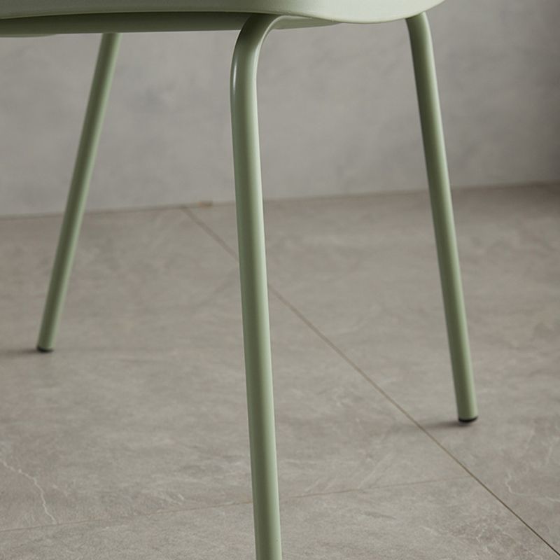 Contemporary Kitchen Dining Side Chair Home Metal Legs Chair