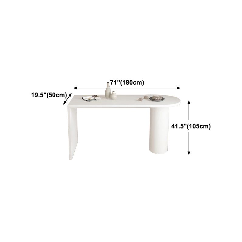 Industrial Style Bar Table Wood Specialty Top Bistro Table for Living Room