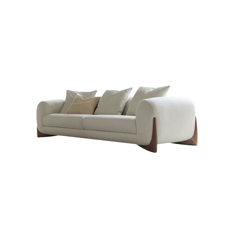 Contemporary Sofa Stationary Fabric Living Room Tuxedo Arm Seating