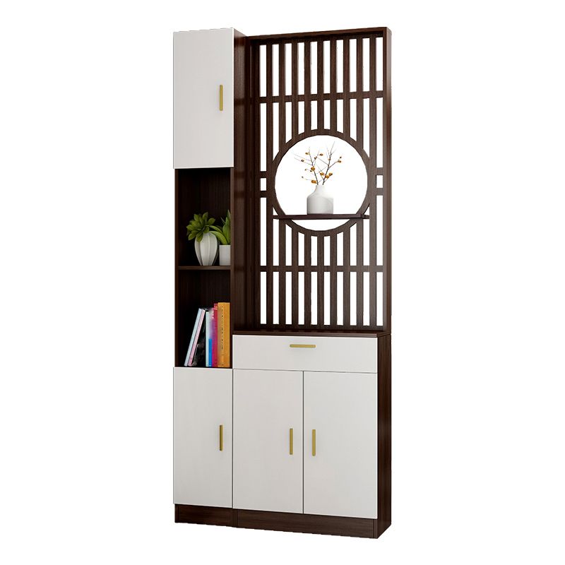 Contemporary Style Wooden 11.81" Wide Accent Cabinet with Door