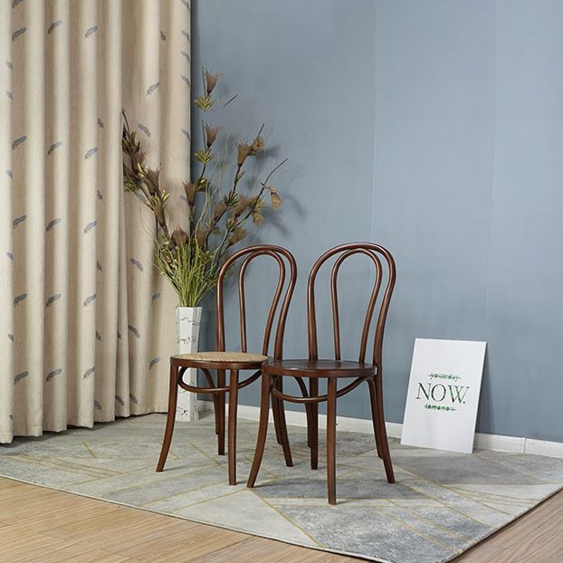 Bentwood Armless Side Dining Chairs Country Style Wood Dining Room Chair