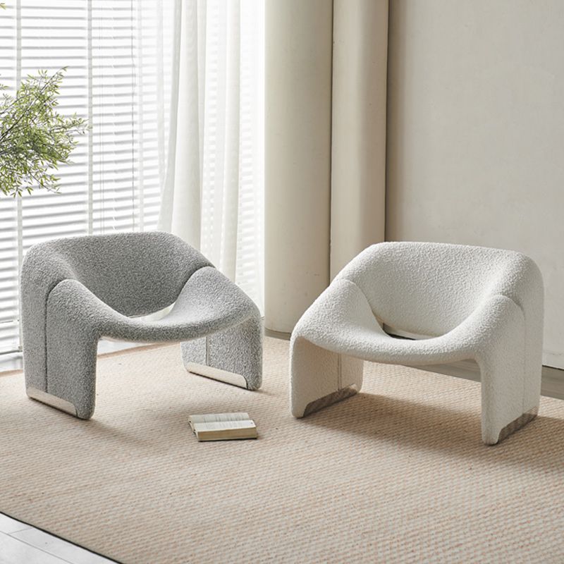 Upholstered Fabric Accent Armchair 33.07" Wide Accent Armchair