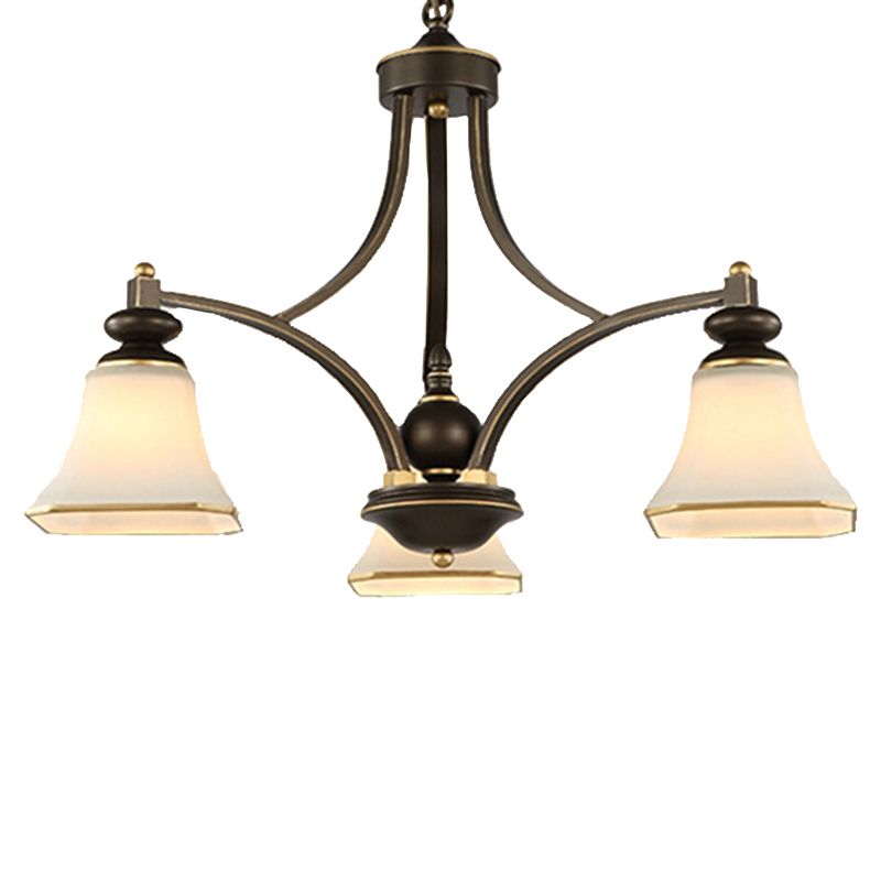 3/5/6 LUMILES CHANDELIER CLASSIQUE ANTIQUE ANTIQUE LASS VERRE GROST PRENDANT LIGHT