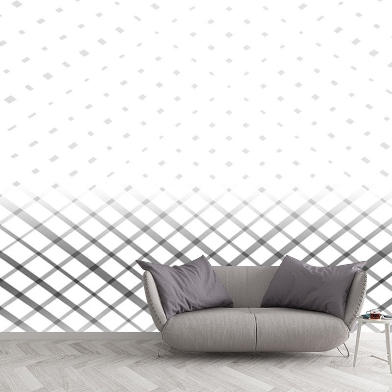 Waterproof Latticework Wallpaper Murals Customized Simplicity Wall Covering for Home