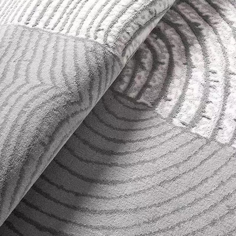Modern Geometry Print Rug Polyester Indoor Carpet Stain Resistant Area Rug for Living Room