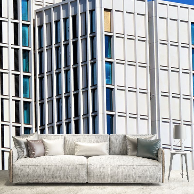 Modern Architecture Mural Wallpaper Custom-Made Wall Covering for Meeting Room