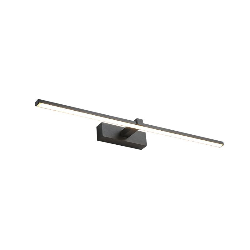 Metal Linear Shade Wall Sconce in Modern Concise Style Acrylic Mirror Wall Lighting