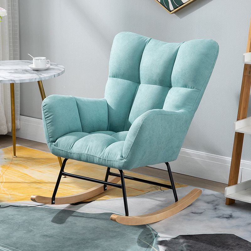 Simple Nordic Style Rocking Chair Balcony Lounge Recliner Sofa Rocking Chair