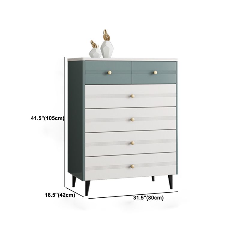 Modern Rectangle Accent Chest with Drawer Scratch Resistant Chest