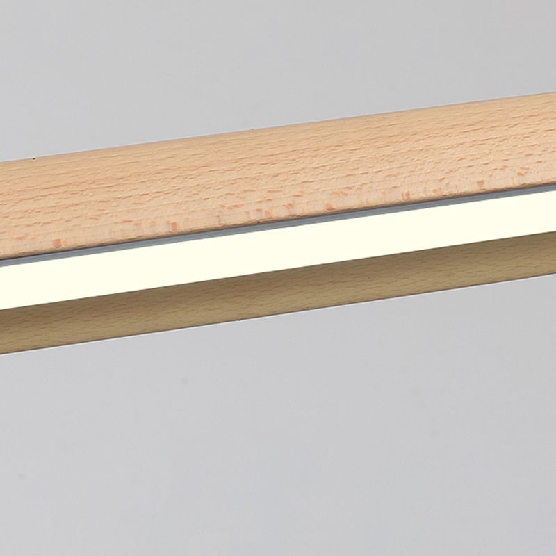 Luci a ciondolo da cucina moderna Lampaggio di illuminazione isola lineare in metallo