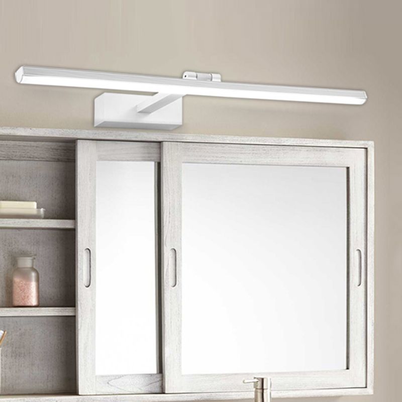 LED Vanity Wall Light Fixtures with Silicone Shade Modern Mirror Front Light