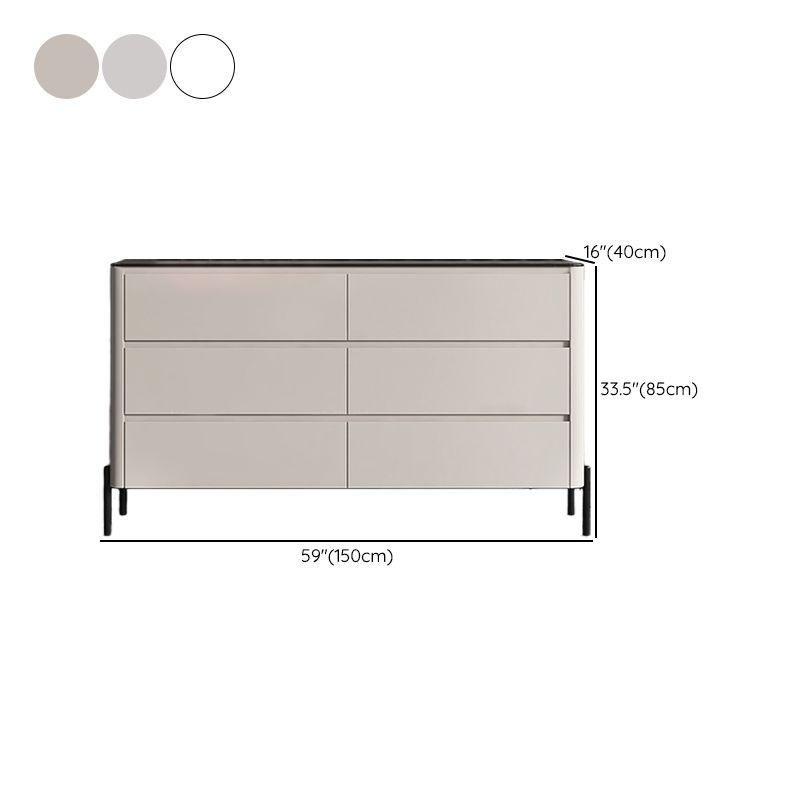15.6-inch W Storage Chest Modern Manufactured Wood Storage Chest Dresser
