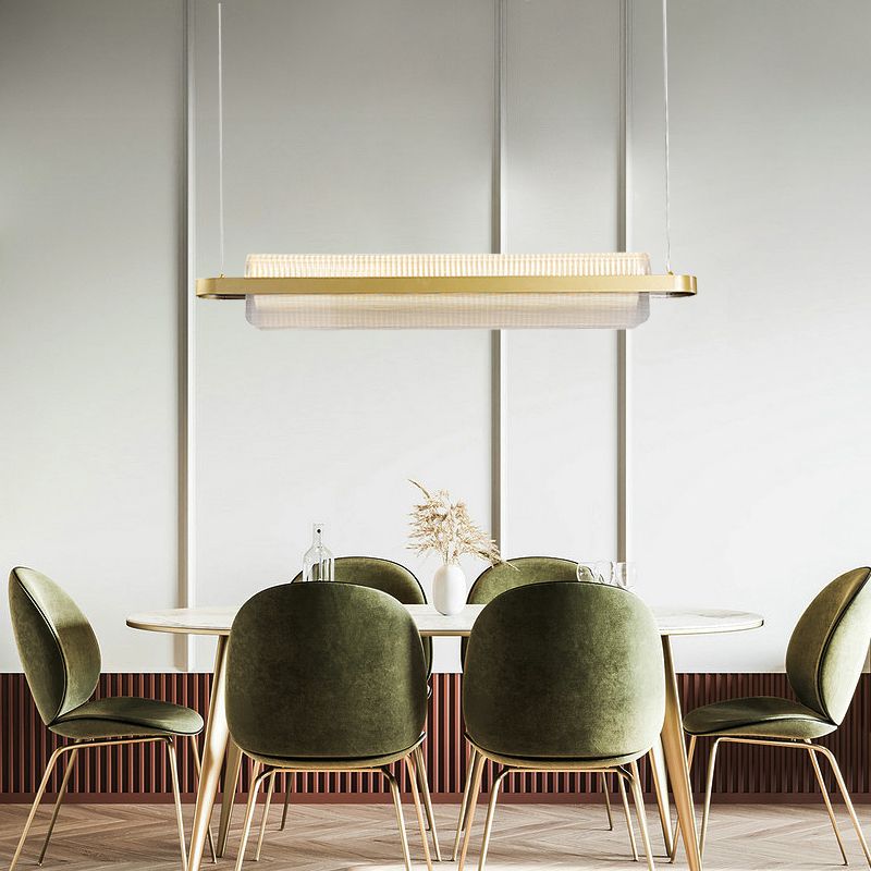 2 Color Chandelier opcional Simplicidad moderna Luz de lámpara de lámpara para sala de estar