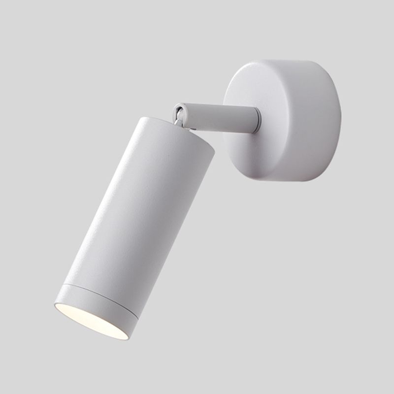 Metal Half Cylinder Reading Wall Lighting Modern Style 1-Light Wall Mounted Light Fixture