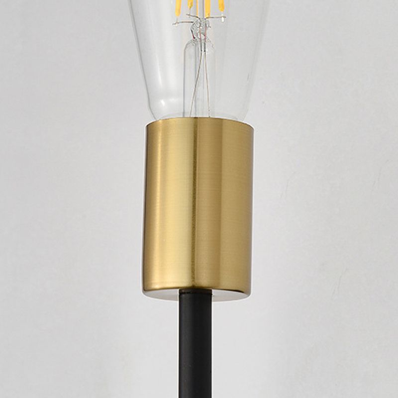 Nordic Style Metal Wall Light Minimalist 2 Lights Wall Sconce for Bedroom