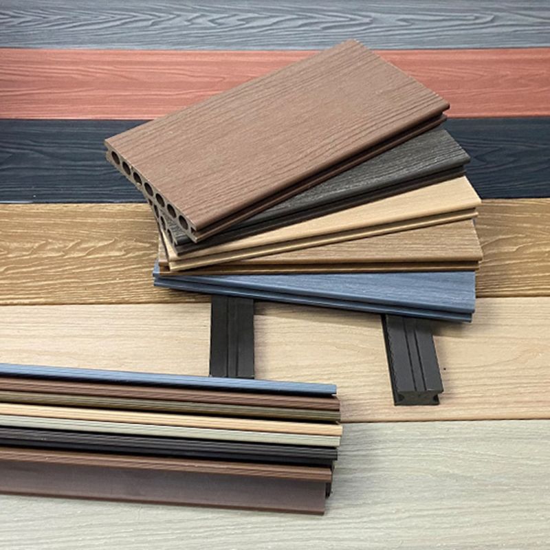 Embossed Patio Flooring Tiles Composite Nailed Flooring Tiles Garden