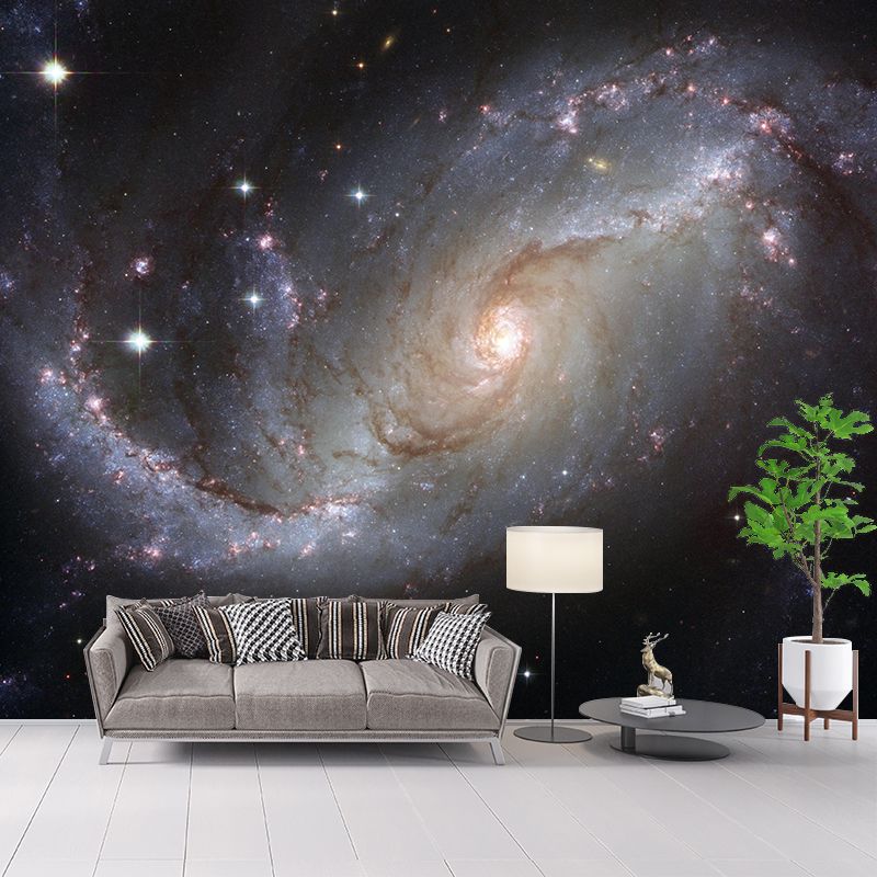 Mildew Resistant Wall Cosmic Galaxy Wallpaper Indoor Wall Mural