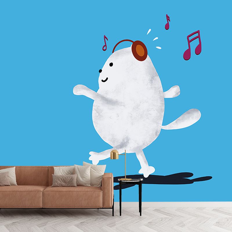 Environmental Wall Mural Wallpaper Music Lovers Sitting Room Wall Mural