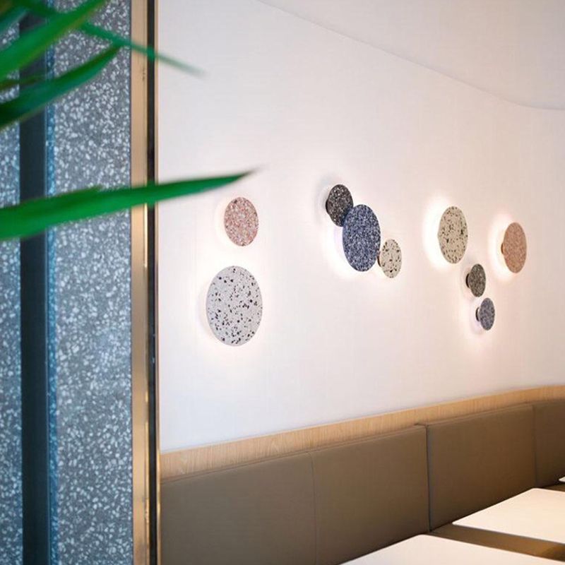 Lámpara de montaje de pared LED de estilo de muro de piedra de 1 luces para sala de estar para sala de estar