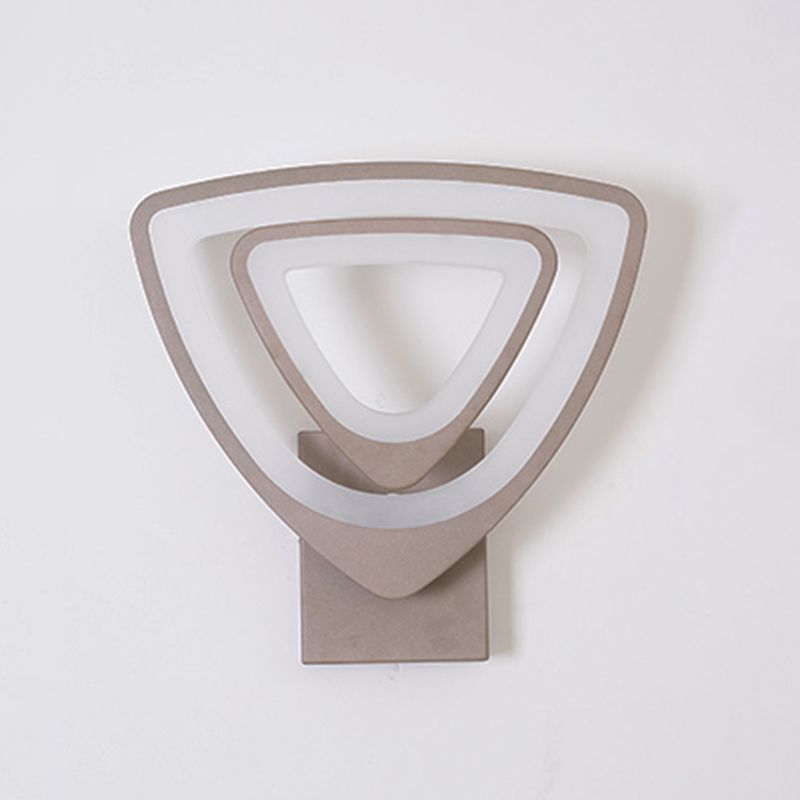 Contemporary Style Geometric Wall Lighting Ideas Metal 2 Lights Wall Lamps