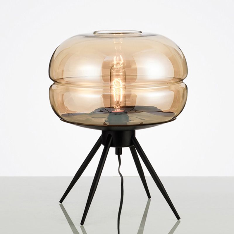 Lampada da comodino in vetro lampada da tavolo ultramoderna Semplicità per camera da letto