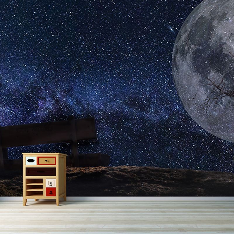 Photography Wall Mural Wallpaper Galaxy Sitting Room Wall Mural