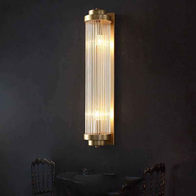 Postmodern Crystal Wall Light Geometric Shape Wall Sconce for Living Room