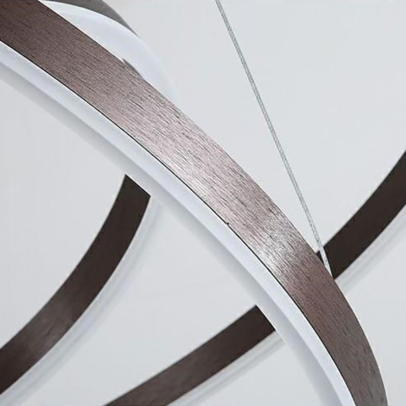 Modern Style Flush Mount Multi-layer Ceiling Lighting Fixture for Sitting Room