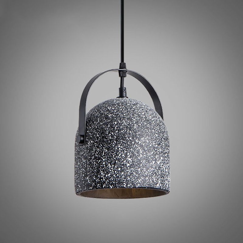 Glockendecke Anhänger leichte minimalistische Zement -Esszimmer Hanging Lamp Kit