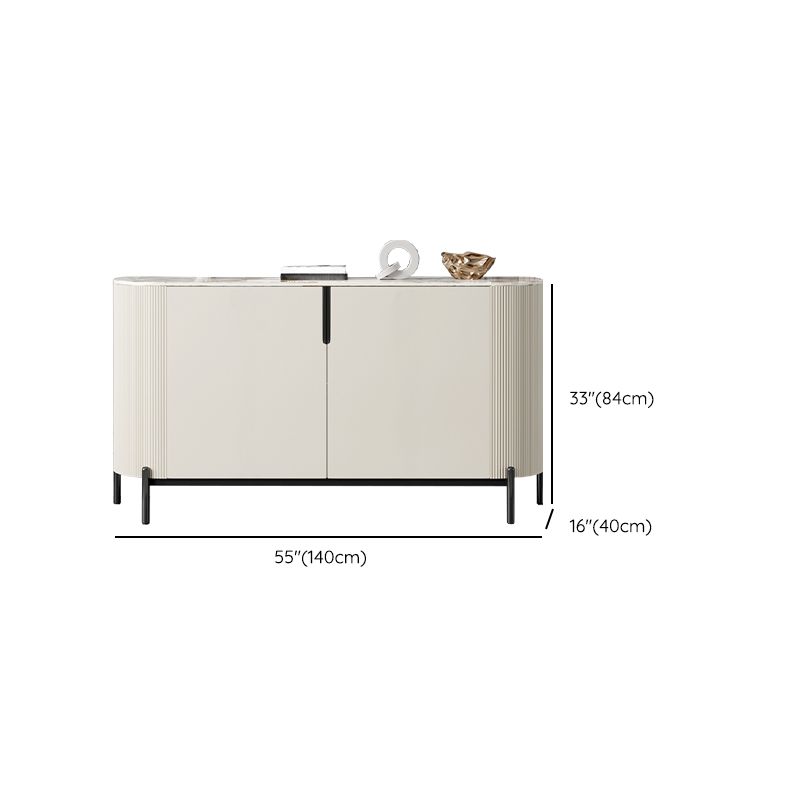 Designer Rectangle Accent Cabinet Bar Pulls Accent Cabinet with Drawer