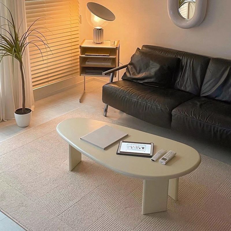 3 Legs Coffee Table Wooden Free Form Coffee Cocktail Table for Living Room