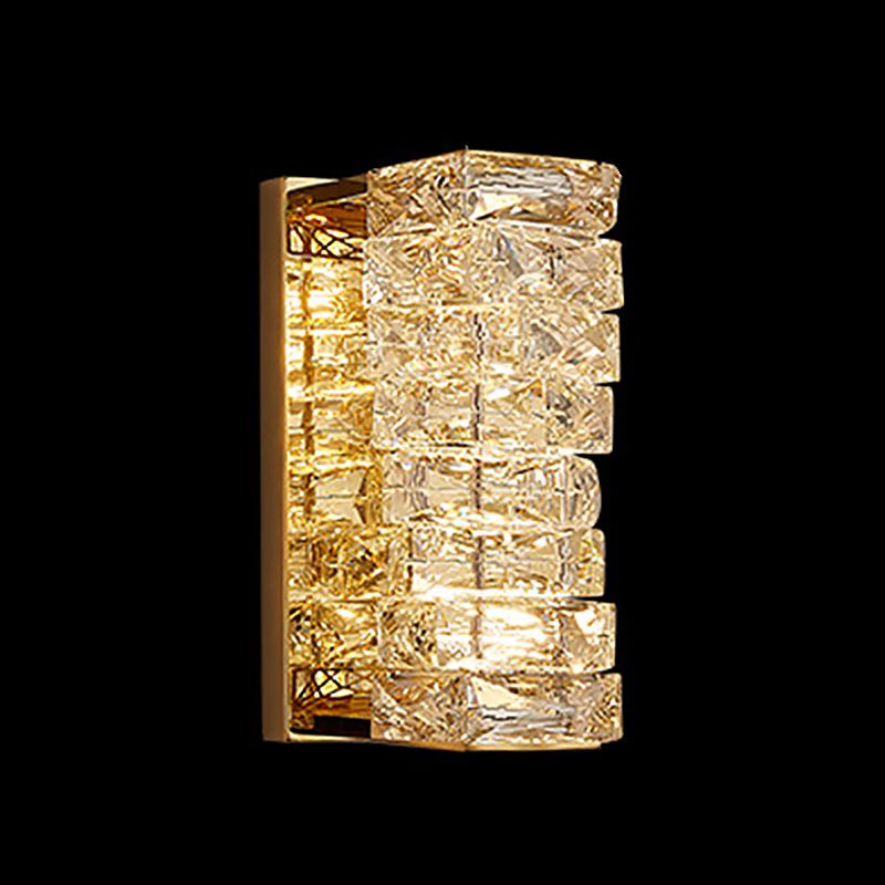 Postmoderne Wandleuchte Beleuchtung Kristallwand montiertes Lichter für Schlafzimmer Wohnzimmer