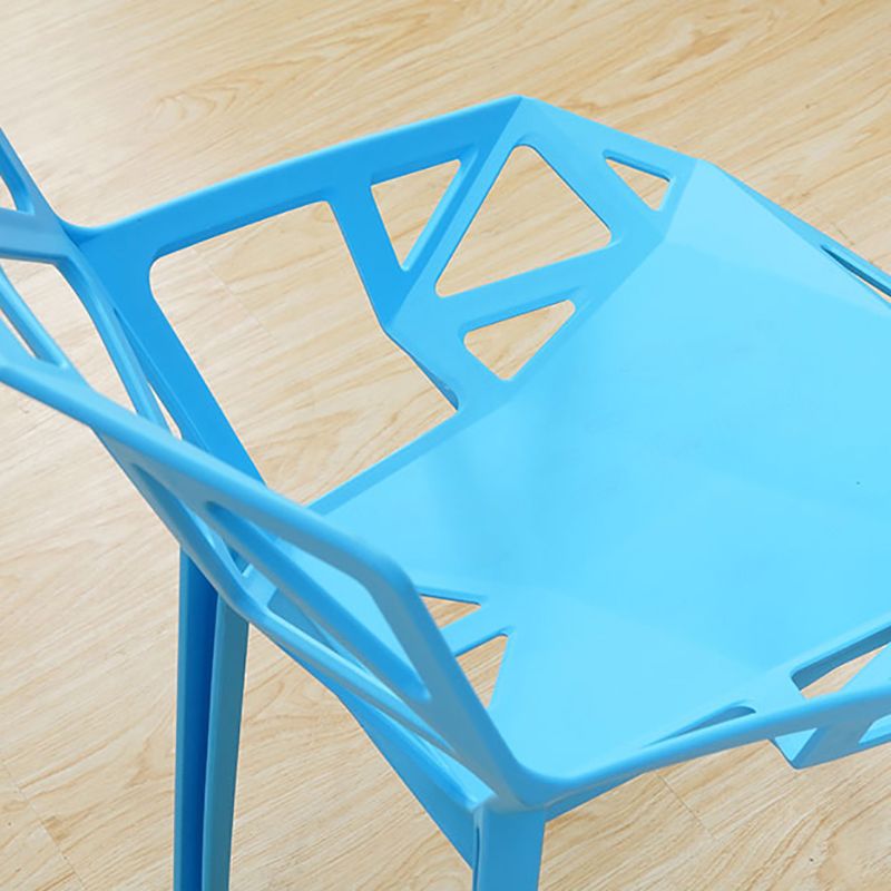 Sillas de comedor de estilo moderno Silla auxiliar de comedor de plástico para cocina
