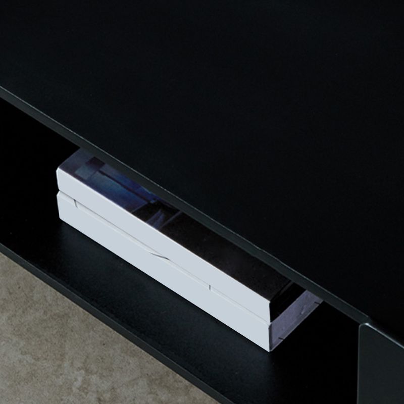 4 Legs Coffee or End Table Slate with Storage Drawers Rectangle