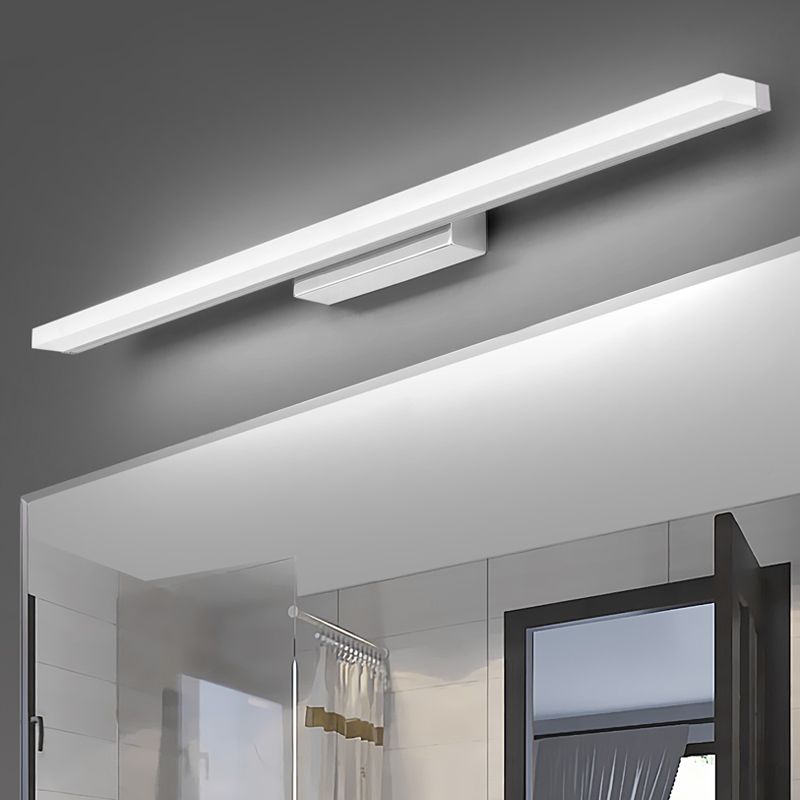 LED Vanity Light Contemporary Mirror Front Lighting with Acrylic Shade for Bathroom