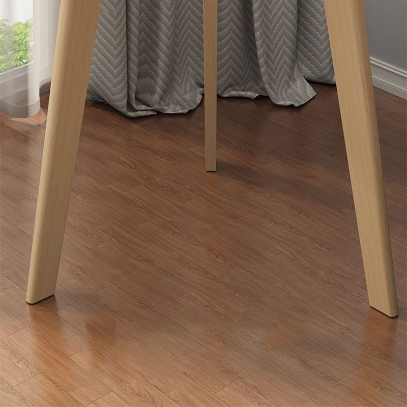 Wood Living Room Side Table Round 3 Legs End Table in White/Natural