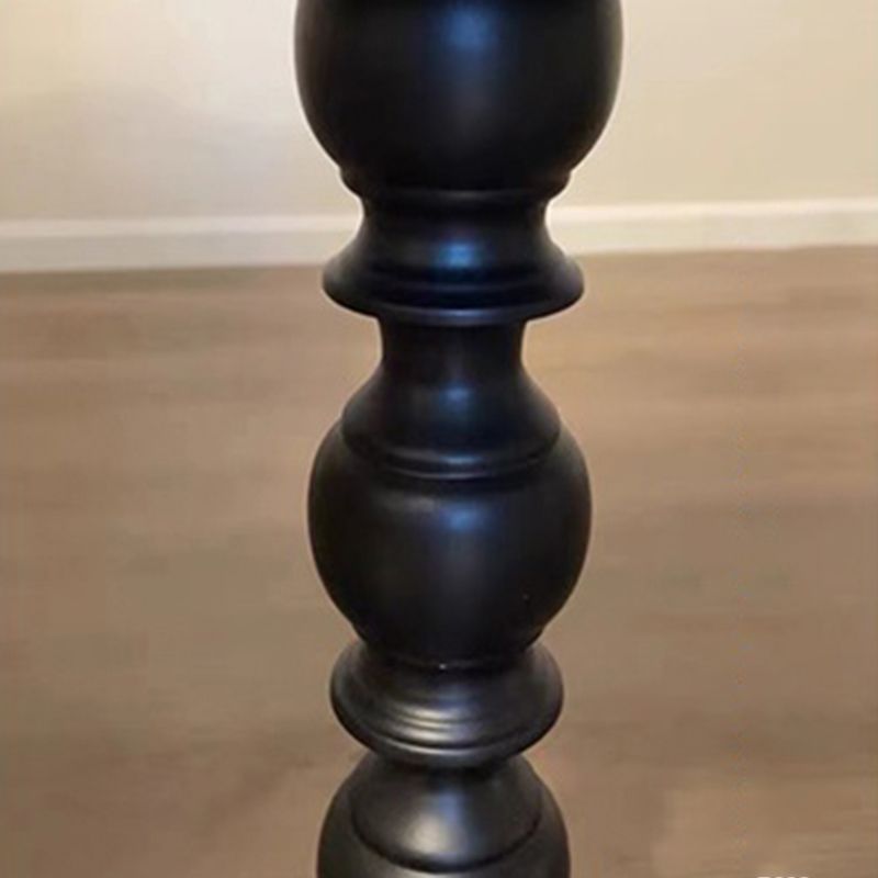 16.5" W x 16.5" D x 20.5" H Sofa Side Accent Table Metal Pedestal End Table