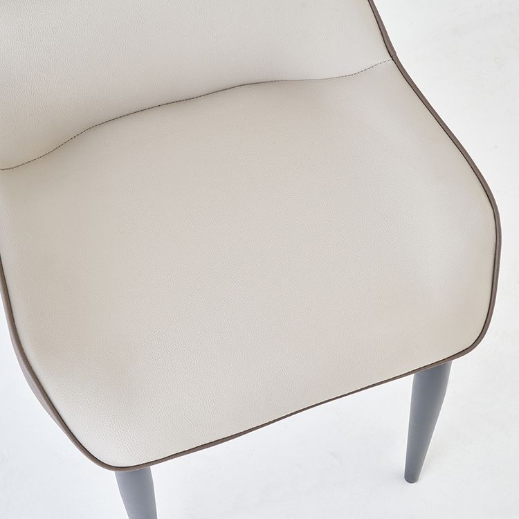 Chaise d'appoint à oreilles de style moderne avec pieds en métal pour un usage domestique (Ensemble de 2)