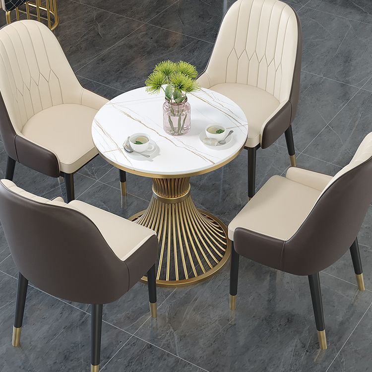 Silla de comedor de estilo escandinavo de metal Parsons Silla auxiliar de comedor para restaurante