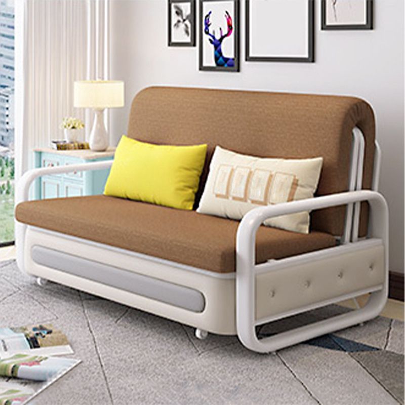 Modern and Contemporary Metal Storage Upholstered Mattress No Theme Bed