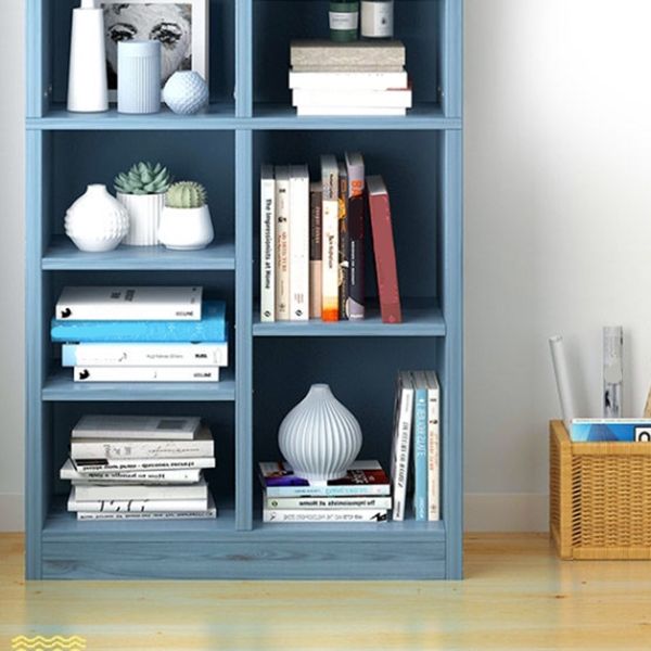 Scandinavian Style Bookshelf Engineered Wood Bookcase for Home Office Study Room