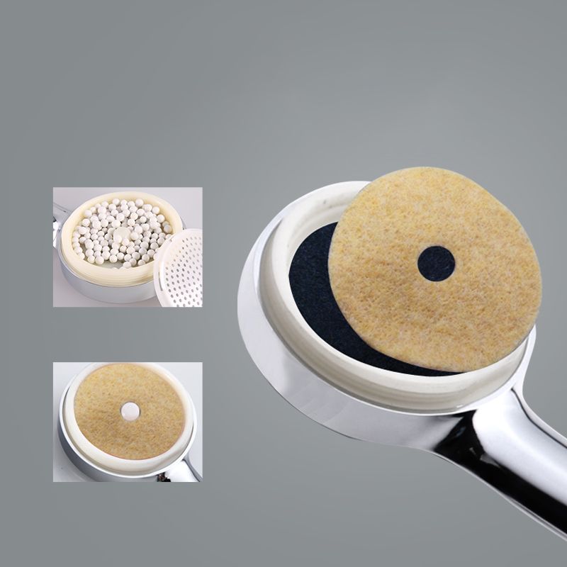 Modern Style Round Handheld Shower Bathroom Metal Wall Mounted Hand Shower