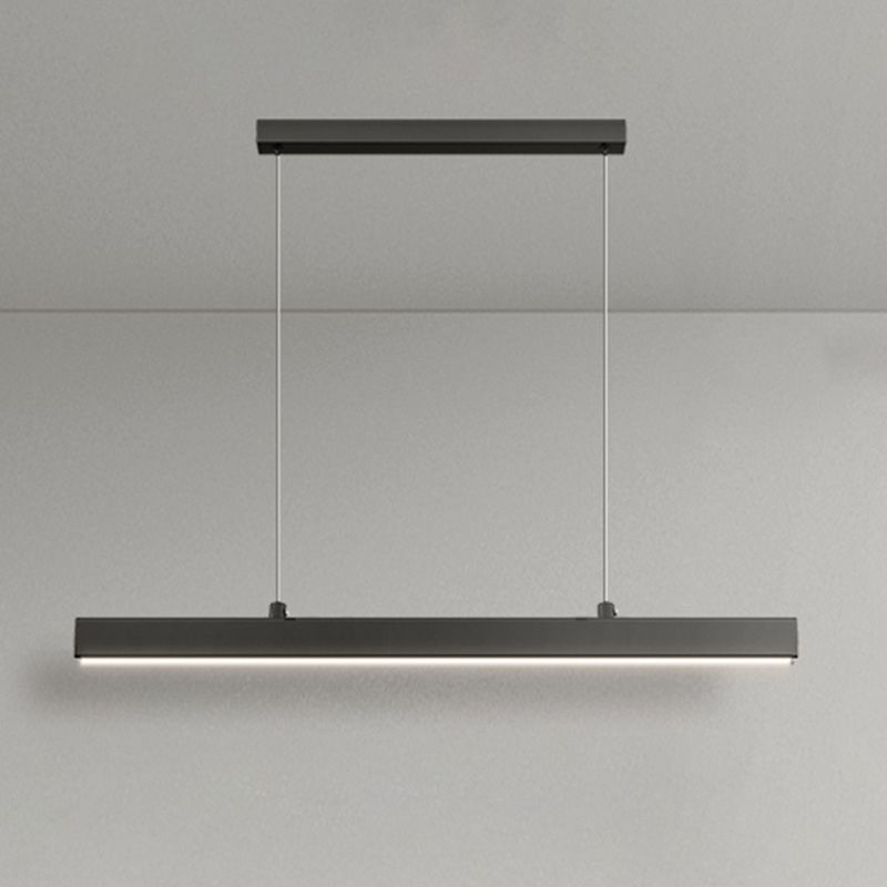 Modern Simple Style Island Lamp LED Aluminum Dining Room Pendant Light