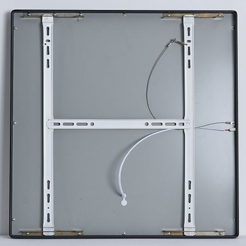 Geometric Flush Mount Fixture Modern 1 Light Metal Flush Light