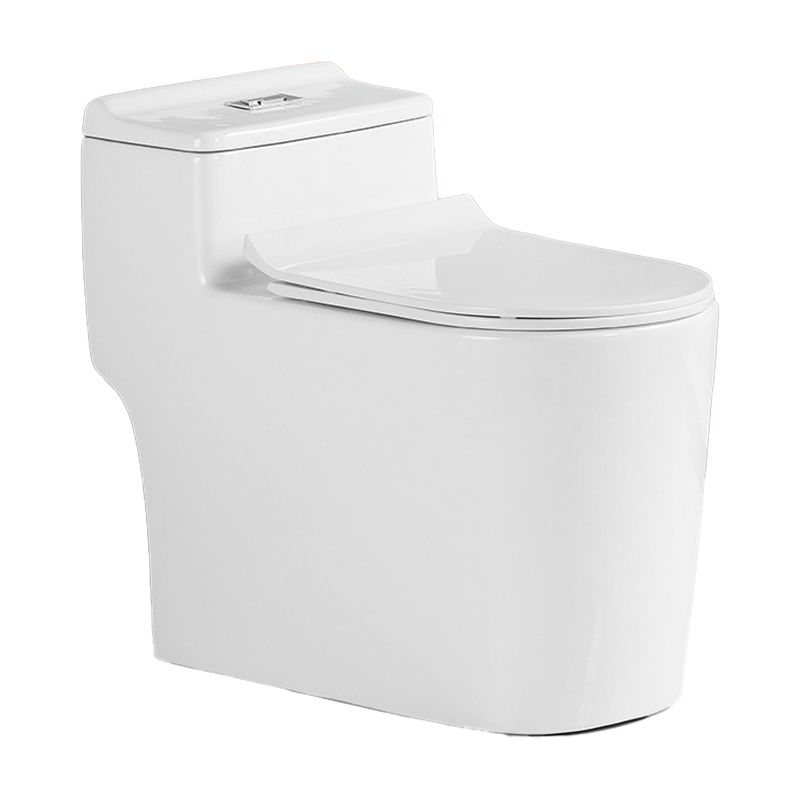 Floor Mounted Porcelain Toilet One-Piece Toilet Modern Flush Toilet