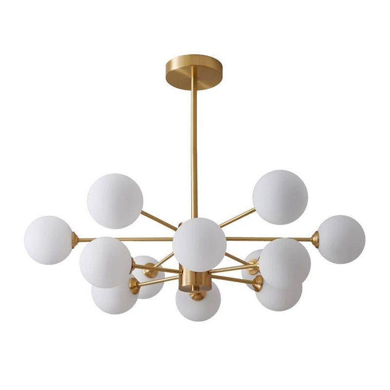 Luces de lámpara geométrica contemporánea accesorios de iluminación de lámpara de vidrio en oro