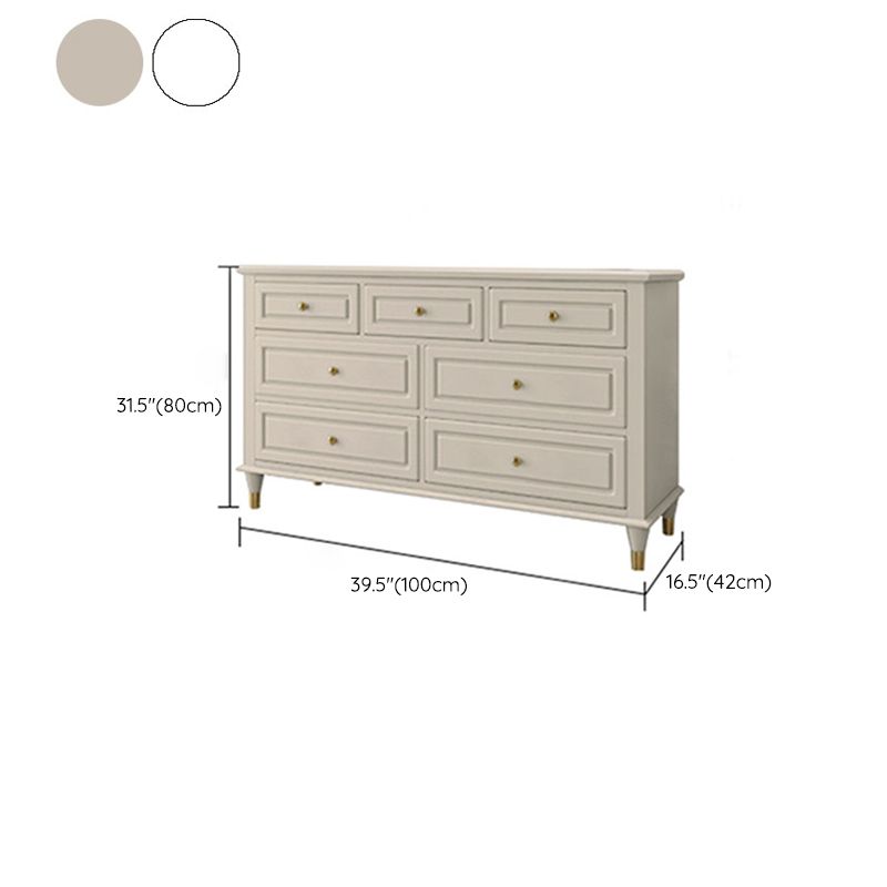 16.11-inch Width Glam Storage Chest Dresser Solid Wood Storage Chest